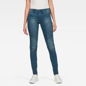 G-STAR RAW 5620 CUSTOM MID SKINNY JEANS